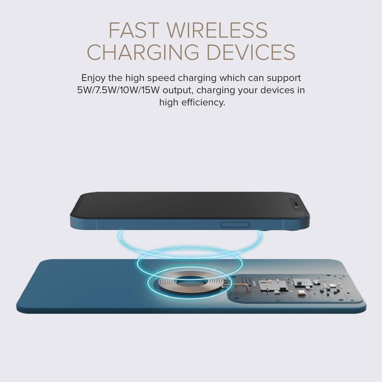 POUT HANDS 3 SPLIT MAX - Detachable Fast Wireless Charging Mouse Pad With Tray 5