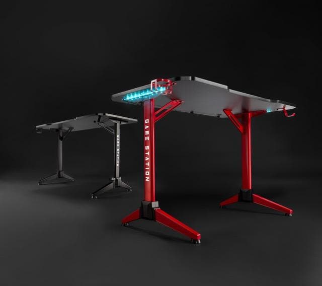 POUT Game Station 1 RGB LED Gaming Desk 5