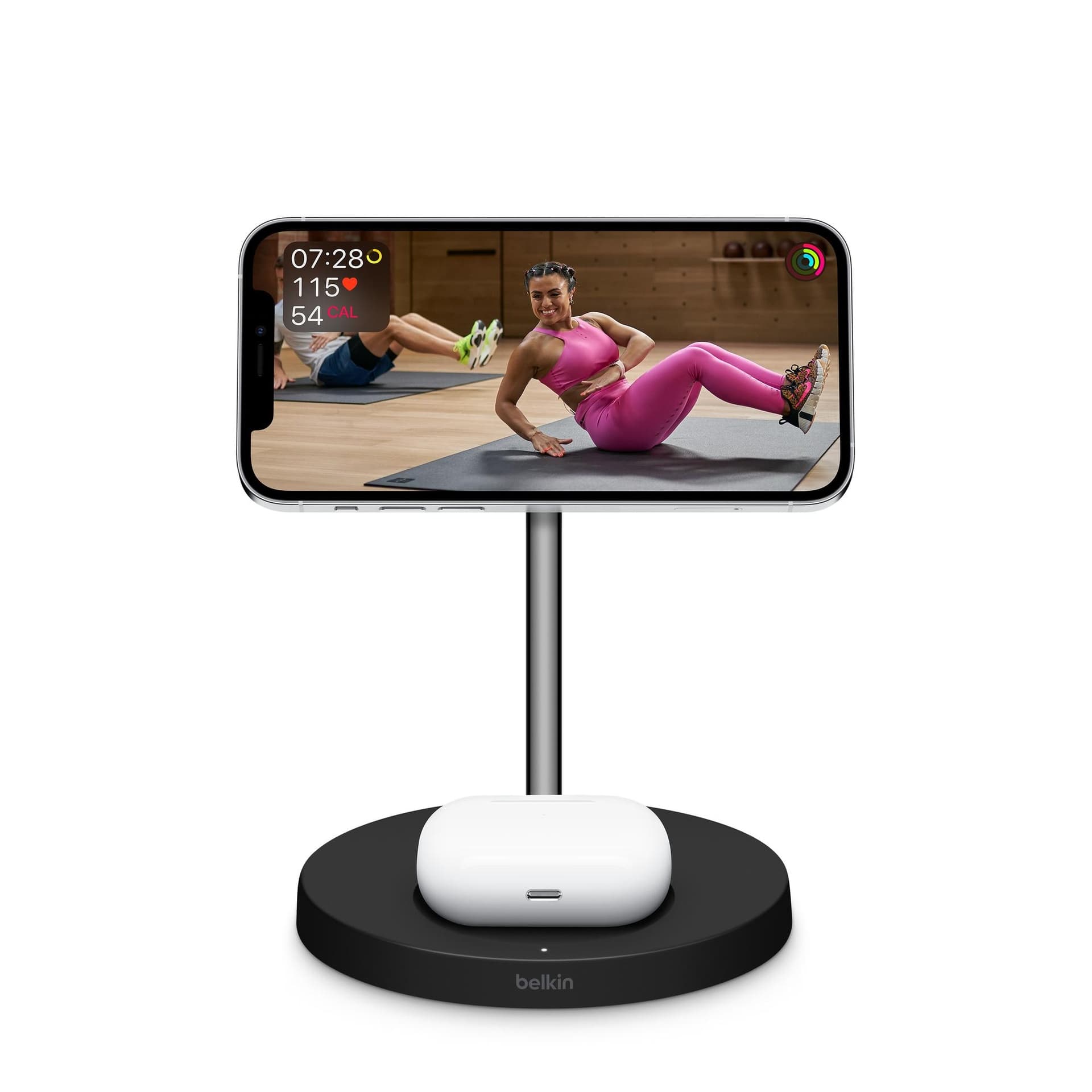 Belkin BoostCharge Pro 2-in-1 Wireless Charger Stand with MagSafe 3
